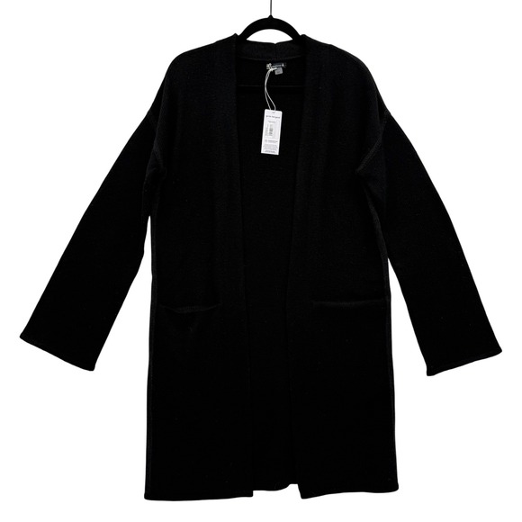 Smartwool Sweaters - NWT Smartwool Womens‎ Cozy Lodge Sweater Duster Black Size M Gorpcore Basic